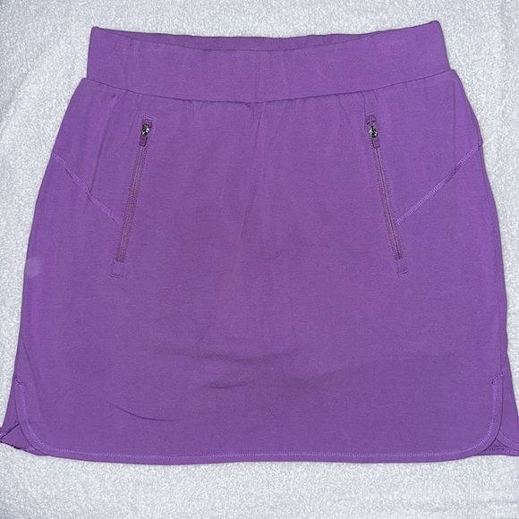 Talbots Skort “T by Talbots” skort w/pockets. Purple EUC - Picture 2 of 4